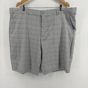 HEAD Golf Shorts Grayish/Light Blue Men's Size 44 Great Condition Squares Design